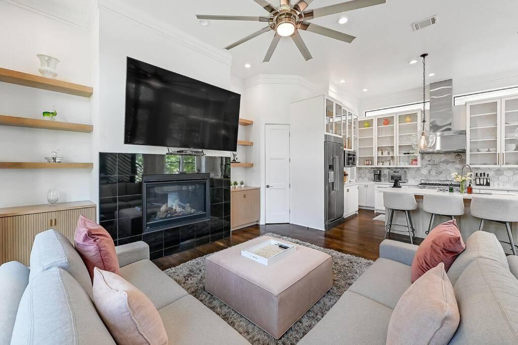 Luxury Stay At The Heights~Close To Downtown Houston Eksteriør billede